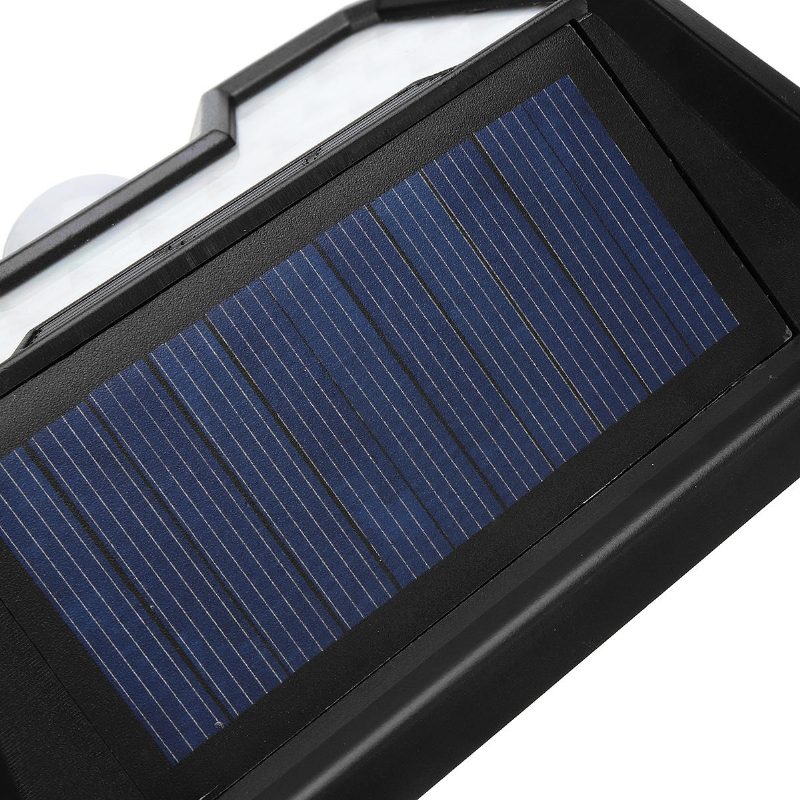 66 Led 4 Oldalsó Szolár Pir Mozgásérzékelő Fali Lámpa 3 Üzemmódú Kültéri