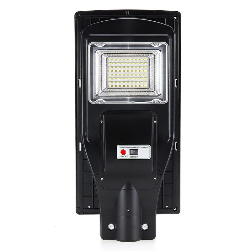 70 W 80 Smd5730 Led Solar Street Light Mozgásérzékelő Kültéri Kerti Fali Időzítő Lámpa Távirányítóval