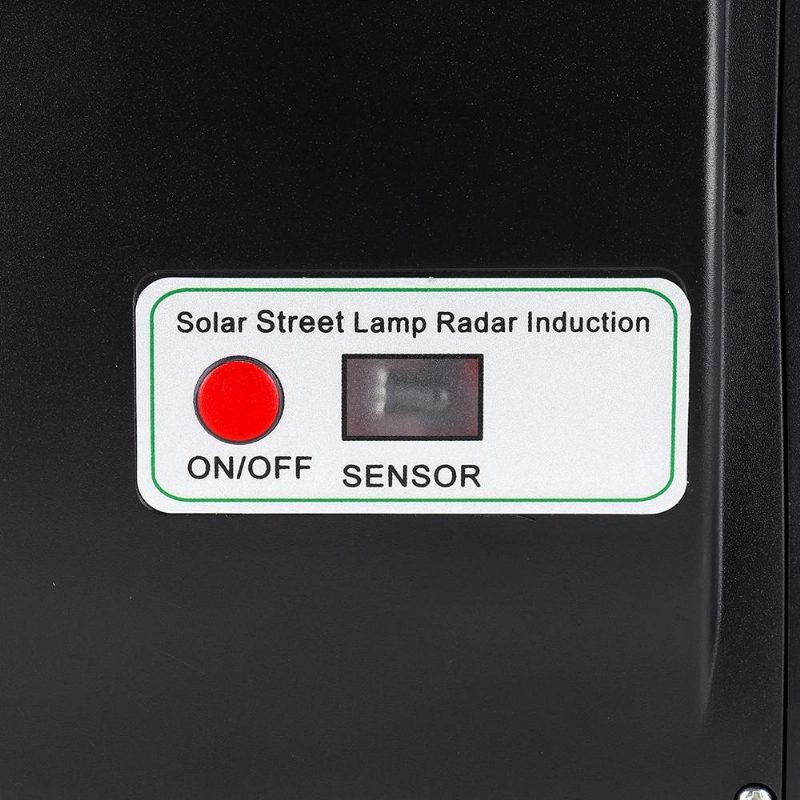 70w 120 Smd2835 Led Solar Street Light Mozgásérzékelő Kültéri Kerti Fali Időzítő Lámpa Távirányítóval