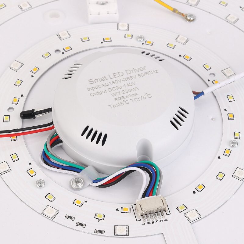 72 W Rgb Zene Színes Led Mennyezeti Fény Szabályozható Lámpa Bluetooth + App Control Ac180v~265v