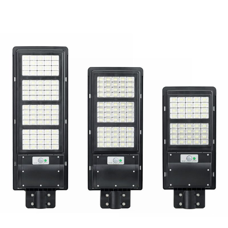 80/120/160 Led Napelemes Led Utcai Lámpa Pir Mozgásérzékelős Fali