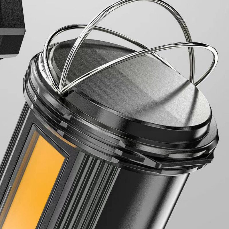 800 Lm Led+cob Kézi Zseblámpa C Típusú Usb Újratölthető Háromszoros Fényforrású Led Keresőlámpa Vízálló Reflektor Erős Spotlámpa