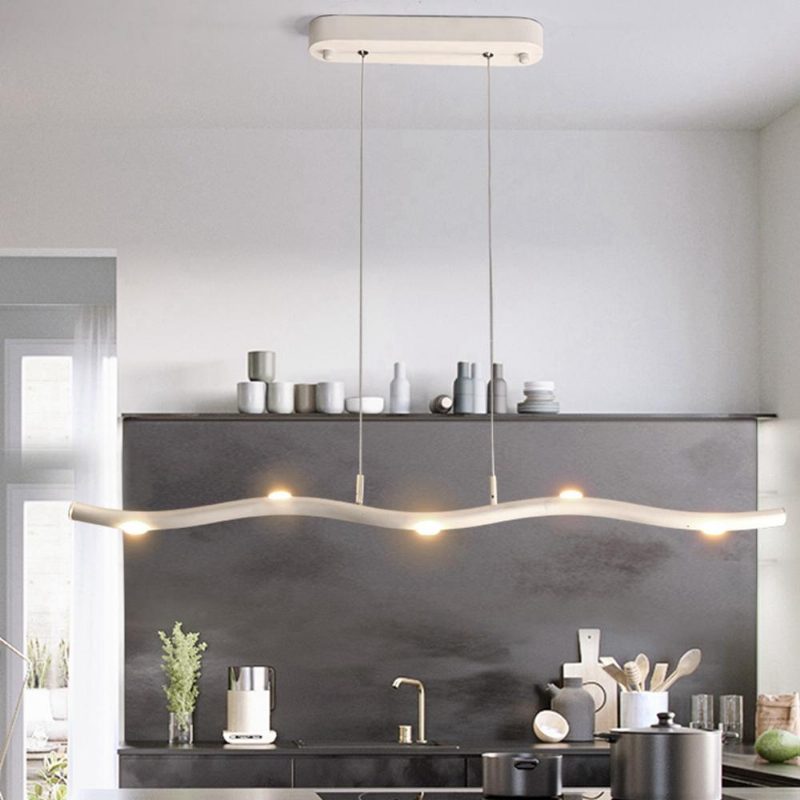 85cm 125cm Modern Led Csillár Függesztő Lámpatest Étterem Hálószoba Nappali Fény Függőlámpa Ac85-265v