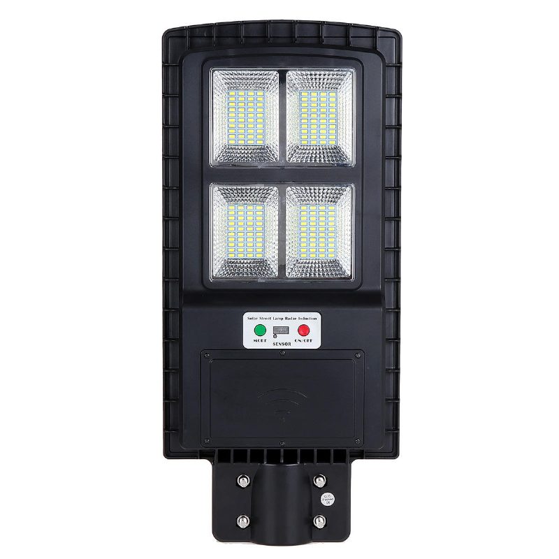 90 W-os Szuperfényes Vízálló Napelemes Utcai Világítás Led Parkoló Remotedusk To Dawn Pir Mozgásérzékelővel Kültéri Kereskedelmi Terület Út Kerti Udvar Világítása