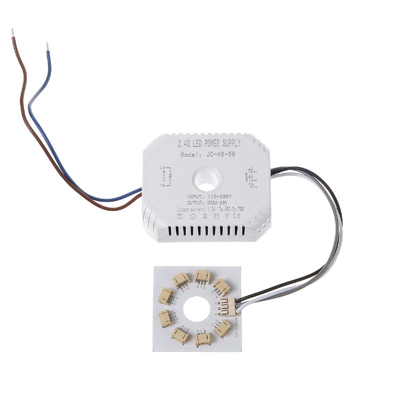 Ac110-220v 7200lm 660led Akril Mennyezeti Lámpa Távirányító Hálószoba Nappali