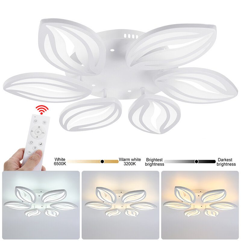 Ac110-220v 7200lm 660led Akril Mennyezeti Lámpa Távirányító Hálószoba Nappali