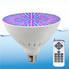 Ac12v/120v E27 25w 252led Rgb Víz Alatti Medence Világítás Színének Cseréje Par38 Lámpa+18 Kulcsos Távirányító