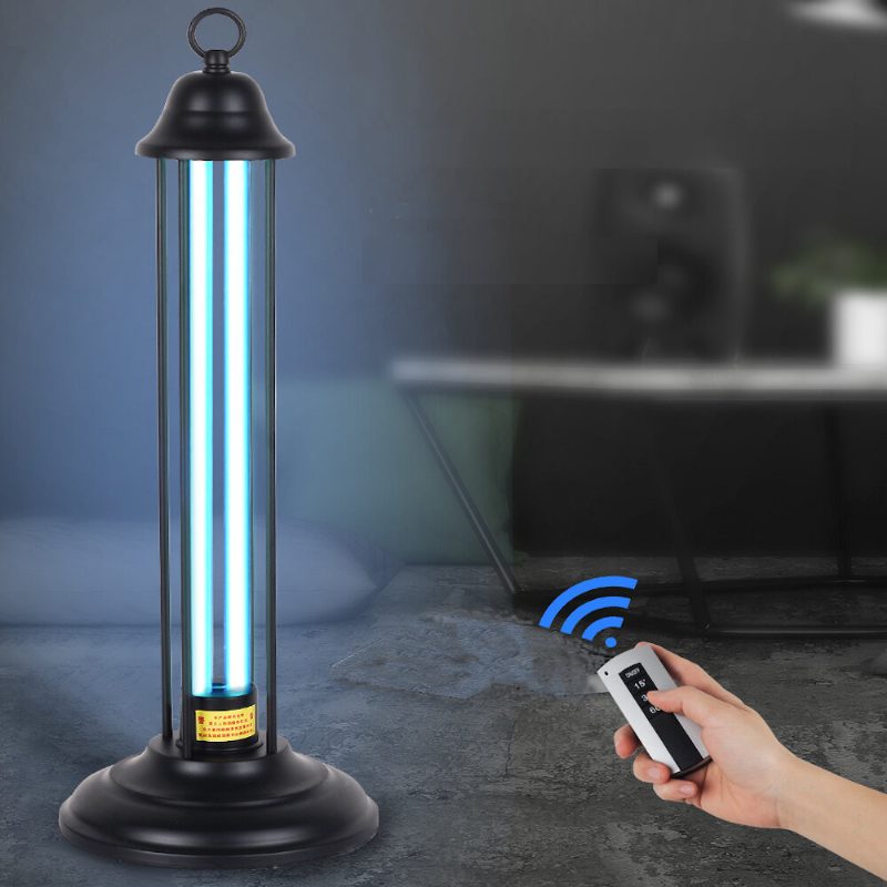 Ac220v 38w 253.7 Nm Hordozható Otthoni Uv Baktériumölő Lámpa Pontfertőtlenítő Atka Sterilizáló Uv Uv Fertőtlenítő Asztali Ózonmentes Távirányítóval