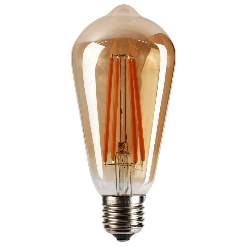 Ac85-265v E27 St64 4w Meleg Fehér Retro Antik Cob Edison Led Izzó Otthoni Nappali Dekorációhoz