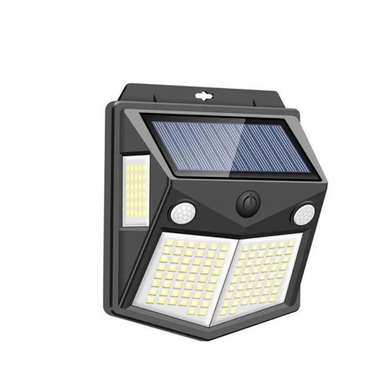 Arilux 260led Kültéri Napelemes Lámpa Ip65 Vízálló Mozgásérzékelő Fény Kerti Udvari Átjáró Biztonsági Világítás Fekete