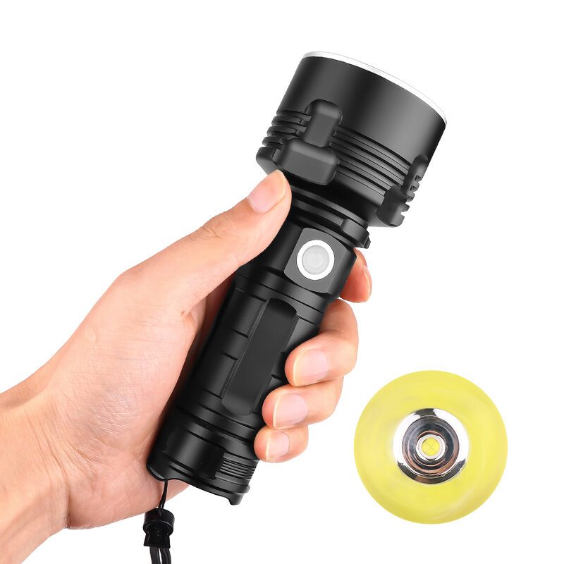 Bikight Xhp50 L2 3modes 1500lm Super Bright Led Zseblámpa Öltöny Usb Újratölthető Led 26650 Elemmel