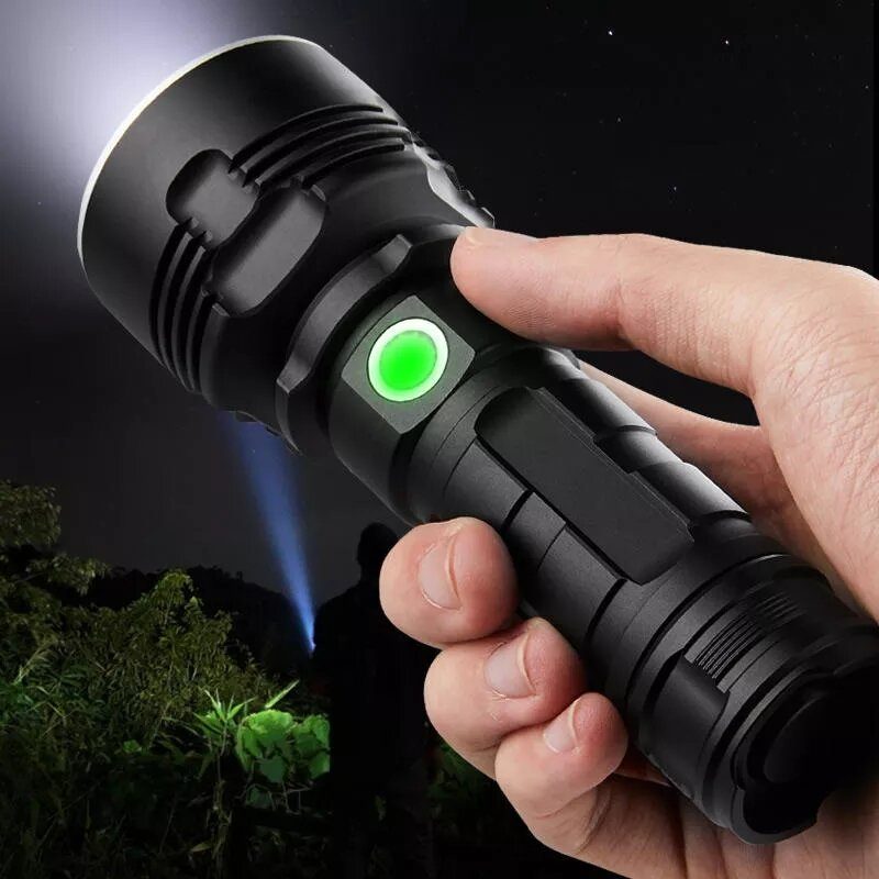 Bikight Xhp50 L2 3modes 1500lm Super Bright Led Zseblámpa Öltöny Usb Újratölthető Led 26650 Elemmel