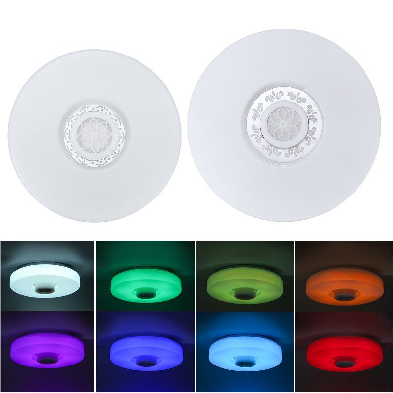 Bluetooth Led Mennyezeti Lámpa Rgb 3d Térhatású Hang Zene Szabályozható App Távirányító