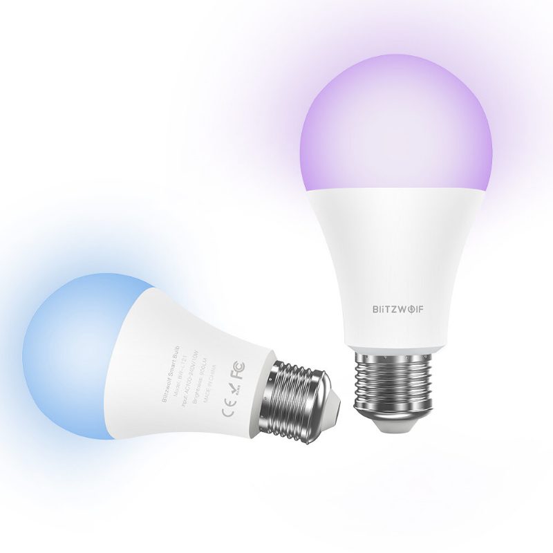 Bw-lt21 Rgbww 10w E27 App Intelligens Led-es Izzó Az Amazon Alexa Google Assistant Ac100-240v Segítségével