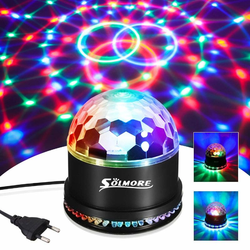Disco Lights Solmore 51 Led Party Stage 12w Rgb Ball Light Hang Egyedülálló Szekvenciális Villogó Effektus Gyerekeknek Fesztivál Születésnapi Bar