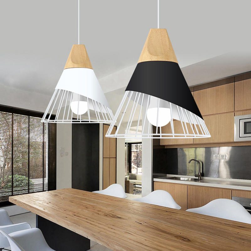 E26/e27 Modern Nordic Led Csillár Mennyezeti Könnyűfém Függőlámpa Cafe Bár