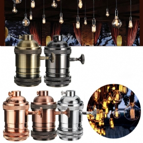 E26/e27 Retro Vintage Edison Ipari Izzólámpa Foglalat Kapcsolóval