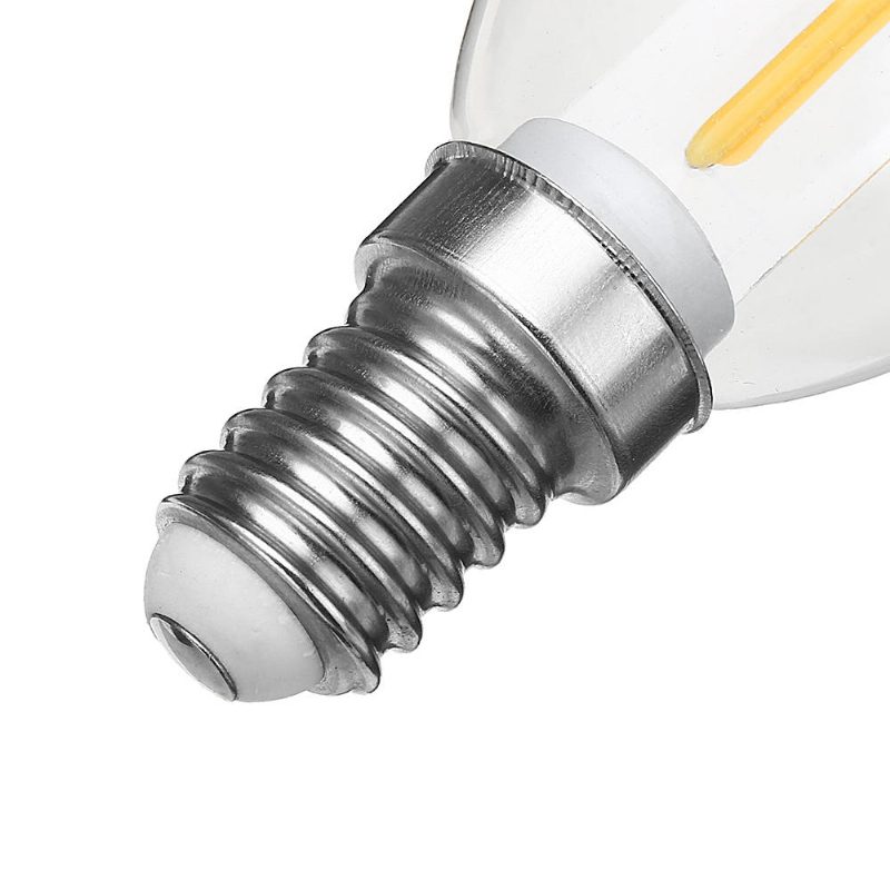 E27 E14 2w 4w A60 T45 St64 Gyertyahúzó Farok Meleg Fehér Keresztes Izzólámpa Ac180-265v