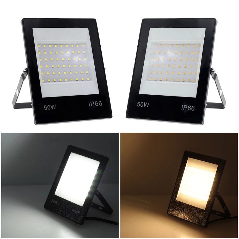 Ip66 Vízálló Led-es Lámpa 220v 50w 100w 150w Nagy Fényerejű Kültéri Spotlámpa Fali Reflektorok Utcai Világítás
