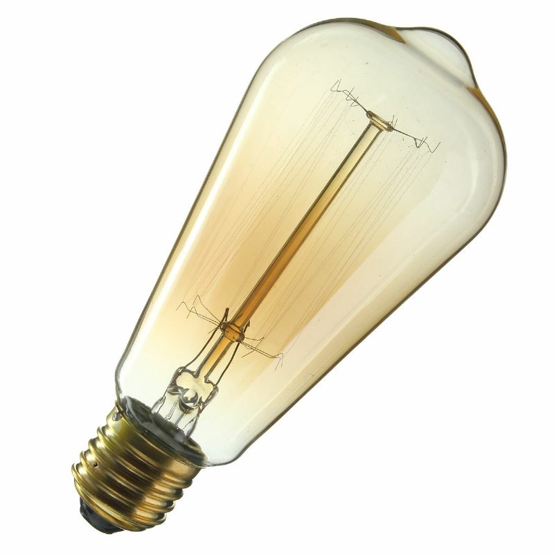 Kingso 2db 110v 60w Edison Retro Sorozat Volfrám Lámpa Egyenes Vezeték