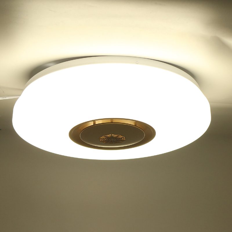 Led Mennyezeti Lámpa Szabályozható App Vezérlés 85-265v Füstjelző Modern Minimalista Akril Kerek Világítás Nappali Hálószoba Dolgozószoba Otthoni Világító