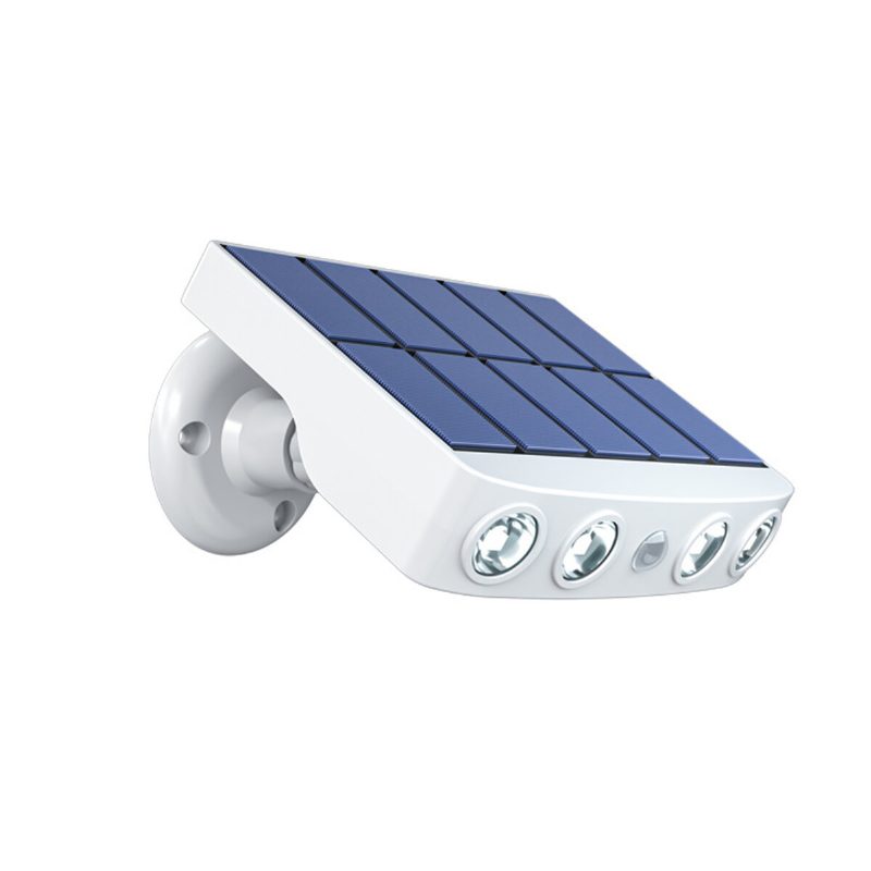 Led Napelemes Fali Lámpa Ip65 Vízálló Kültéri Kerti Pir Emberi Test Mozgásérzékelő Konzollal Path Street Lighthoz