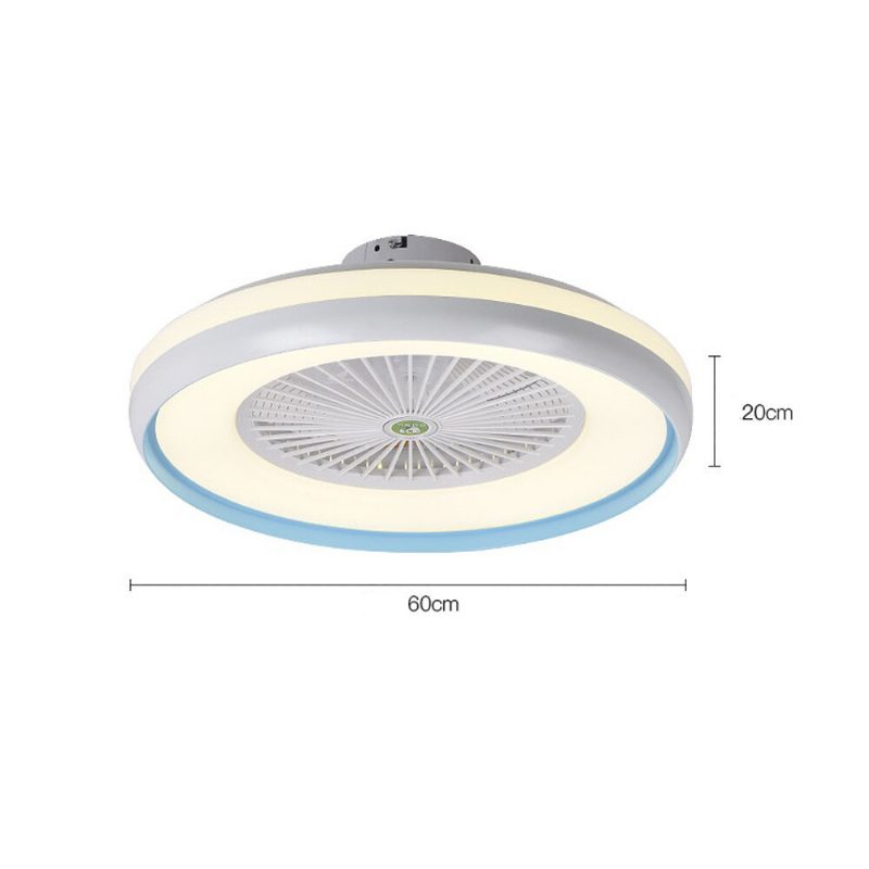 Mennyezeti Ventilátor Világítással Led Lámpával Fokozatmentesen Szabályozható Szélsebességű Távirányító Elem Nélkül Modern Led Lámpa Hálószoba Nappali Étkezőbe