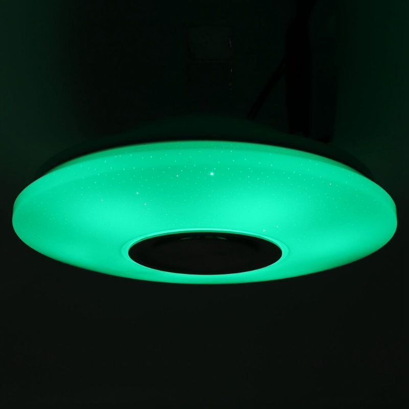 Modern 60w Rgb Led Mennyezeti Fény Bluetooth Zene Hangszóró Lámpa Távirányító App Control