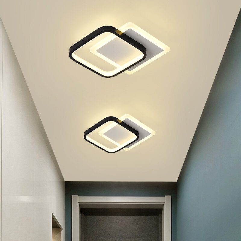 Modern Led Mennyezeti Lámpa Szabályozható Akril Lámpatestek Hálószoba Folyosó 85-265v