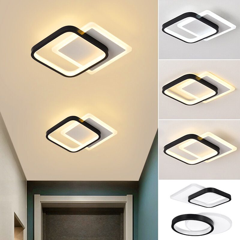 Modern Led Mennyezeti Lámpa Szabályozható Akril Lámpatestek Hálószoba Folyosó 85-265v
