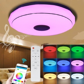 Modern Rgb Led Mennyezeti Lámpa Otthoni Világítás App Bluetooth Music Light Hálószoba Intelligens + Távirányító