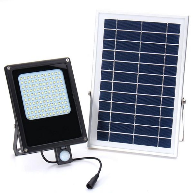 Napenergiával Működő 120 Led-es Pir Mozgás- És Fényérzékelő Vízálló Kültéri Kerti Biztonsági Lámpa