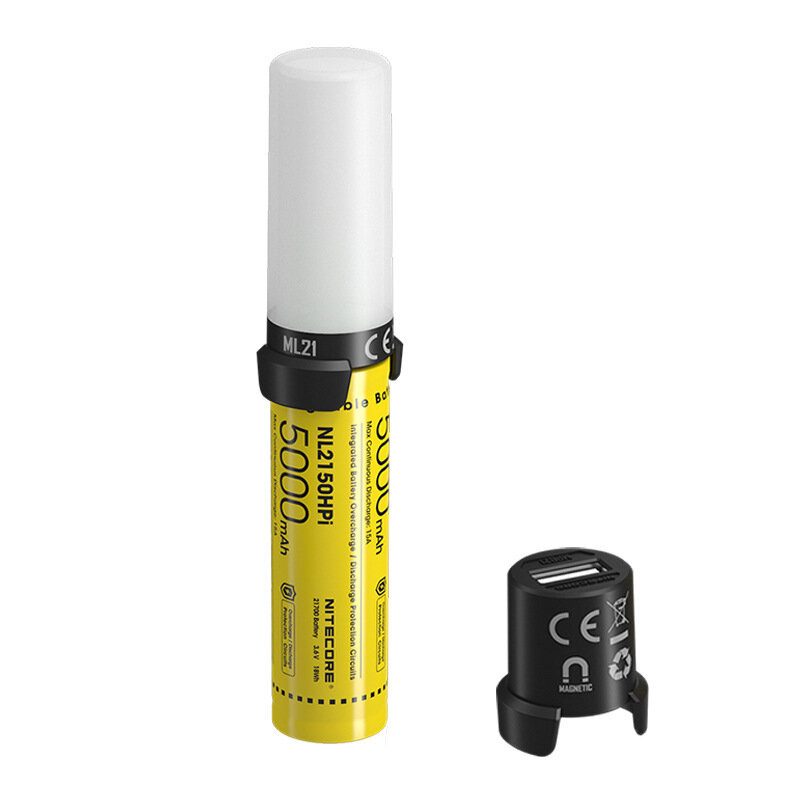 Nitecore Mpb21 Kit Intelligens 21700 Akkumulátorrendszer Led-lámpásként Kétfunkciós Akkumulátortöltő Usb-töltő Akkumulátoros Telefon Powerbank Mini Kempinglámpa