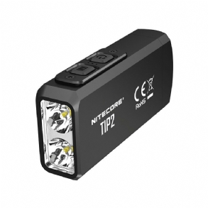Nitecore Tip 2 (tip2) 720 Lumen Usb Újratölthető Zseblámpa Mini Edc Keychan Fény Mágneses Vonzerő 4 Mód Kemping Túrázás Munkalámpa Hordozható Vízálló Vészlámpa