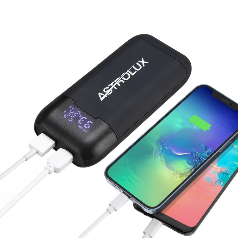 Pd2 Type-c 18w Qc3.0 Pd3.0 Gyorstöltő Usb Akkumulátortöltő Zseblámpa Rc Telefon Power Bank Intelligens Akkumulátortartó Doboz Li-ion 21700/20700/18650