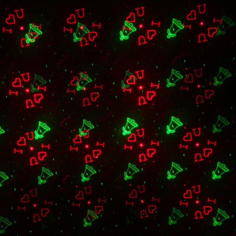 R&g Remote Christmas 12 Mintás Vízálló Projektor Színpadi Fény Kerti Gyep Táj Lámpa