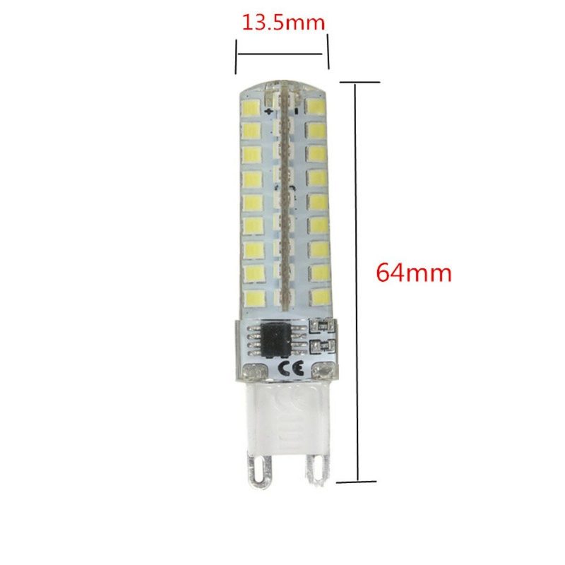 Szabályozható G9 5w 72 Smd 2835 370lm Led Kerámia Burkolat Kukorica Izzó Ac 110v