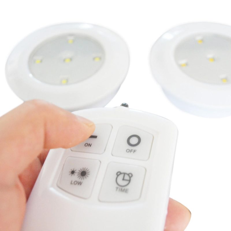 Vezeték Nélküli Távirányító Bright Led Éjszakai Fény Elemmel Működő Mennyezeti Lámpa Konyhai Szekrényhez
