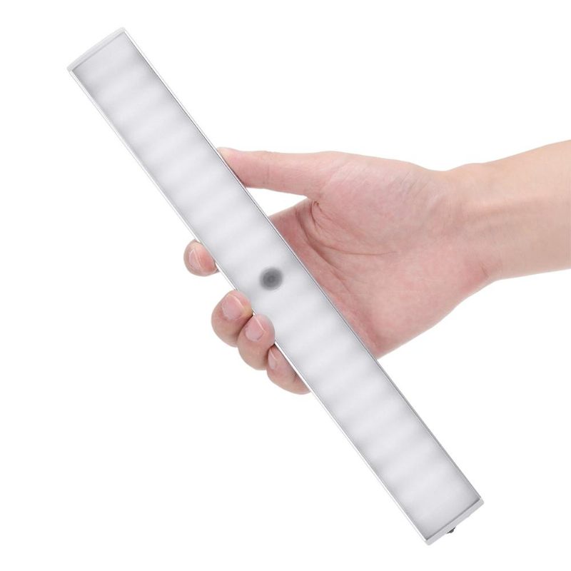 Vezeték Nélküli Usb Újratölthető 88 Led-es Pir Mozgásérzékelős Szekrényvilágítás A Szekrény Világítása Alatt