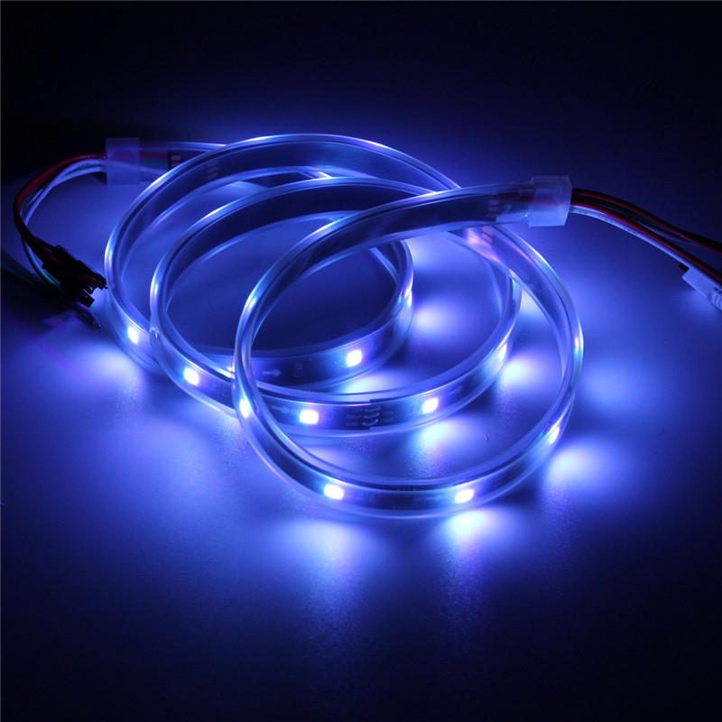 Ws2811 1m Led Szalag 30 Smd 5050 Rgb Dream Color Vízálló Ip65 Dc 12v
