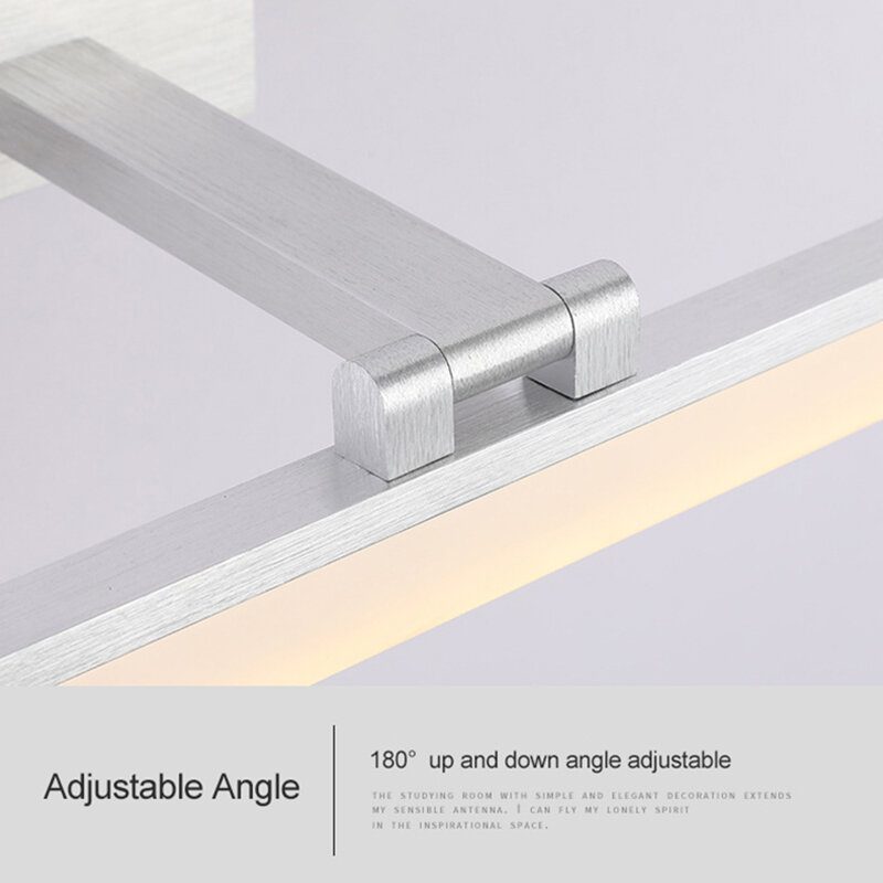 Zerouno Led Piperelámpa Fürdőszoba Hálószoba Vízálló Tükörlámpák 100-240v Alumínium 9w 12w Tükör Első Lámpák Világítótestek