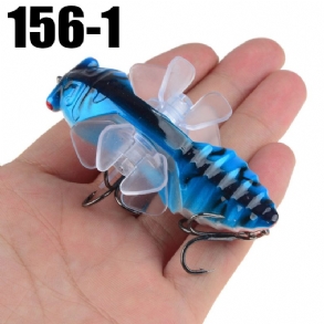 1 Db 7.5 cm-es Mesterséges Csali Horgászcsali Rovarok Forgó Szárnyai Swimbait Horgászhorog