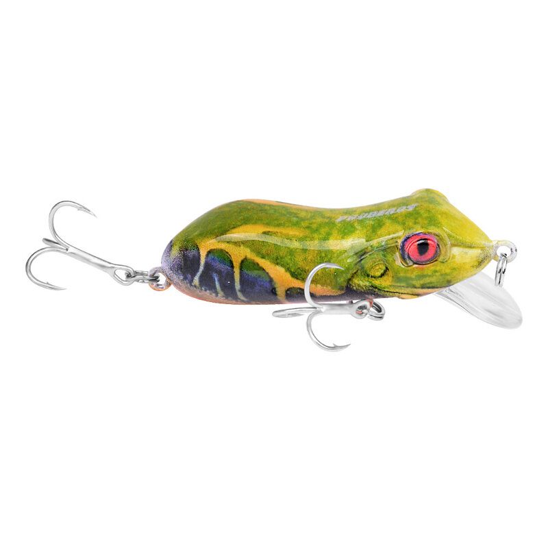 1db 4cm 9.5g Ceruza Popper Horgászcsali Crankbait Wobblerek Műanyag Béka Mesterséges Csali