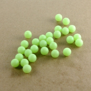 8 mm-es Fluoreszkáló Szilikon Világító Gyöngy Horgászcsali Horgász Lágy Csali