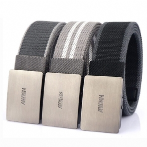 Awmn 120 cm Férfi Taktikai Derék Övek Vászon Cink Ötvözet Csatok Öv Kültéri Öv Katonai Nylon