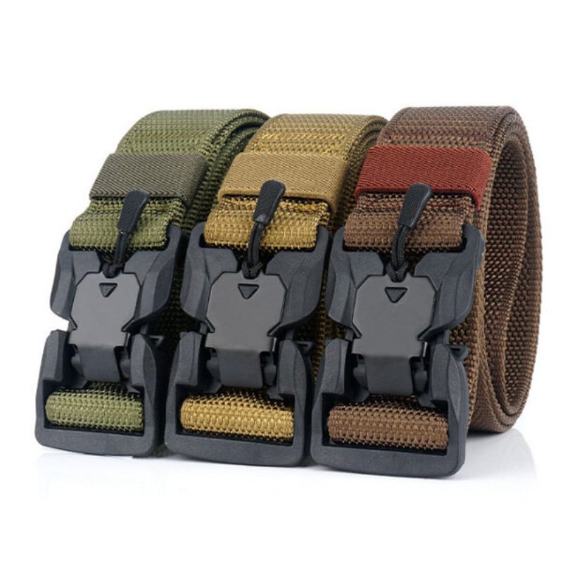 Awmn Mb19 125 cm X 3.8 cm Katonai Taktikai Öv Állítható Nylon Öv Deréköv Poliészter Mágneses Csat