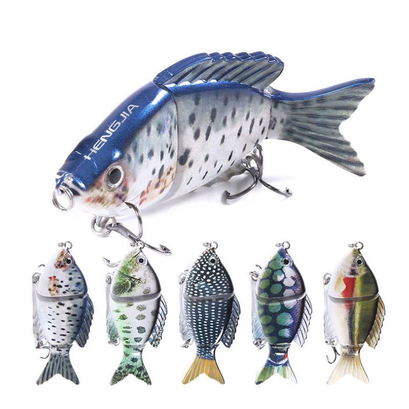 Hengjia Jm044 9.5 cm 22 G-os Kemény Több Csuklós Csali Horgászcsali Horgászszerszám