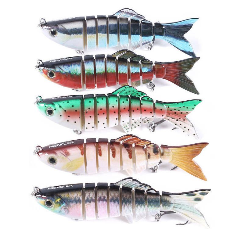 Hengjia Jm049 11cm 22.5g Hard Multi Jointed Lure Fishing Csali Horgászcsali Horgászeszközök