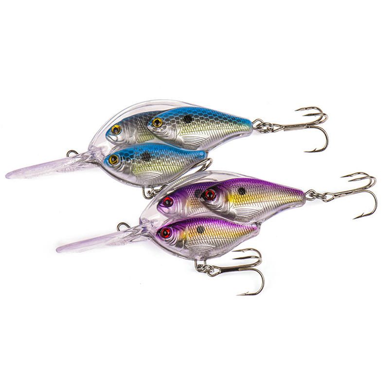 Leo 1 Db 9.5 cm-es 17 G-os Popper Horgászcsalik Mesterséges Minnow Hard Csali Horgászcsali