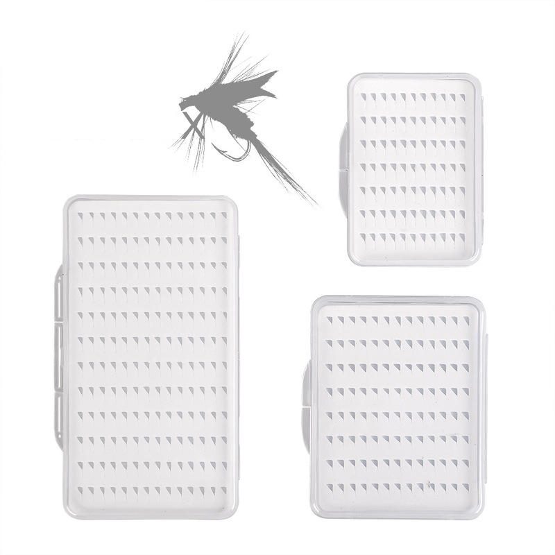 Leo Fly Fishing Box Vékony Habbetétes Horgászhorog Tok Fish Lure Box